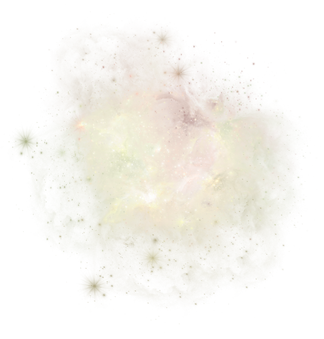 White Pastel Abstract Galaxy Overlay 